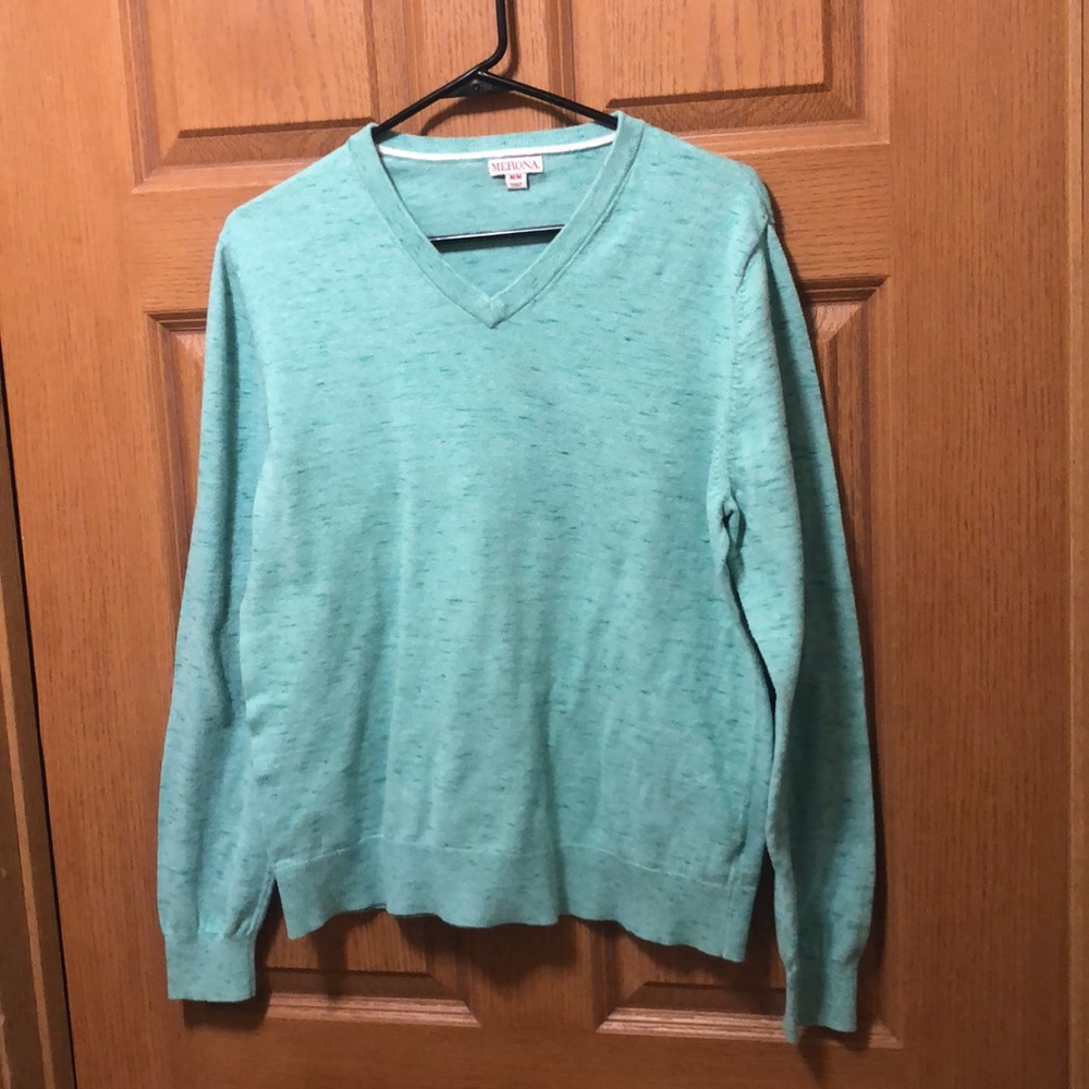 Merona v-neck sweater bright Green